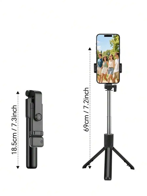 Selfie Stick with Built-In Light